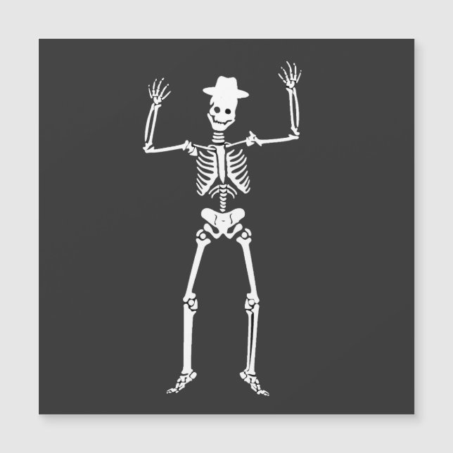 Skeleton, Halloween, Witch (Front)