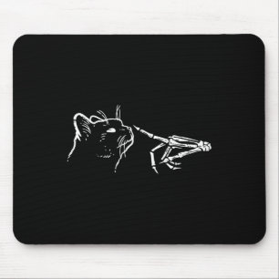 Skeleton Hand Boop Pumpkin Spooky Black Mom Hallow Mouse Pad