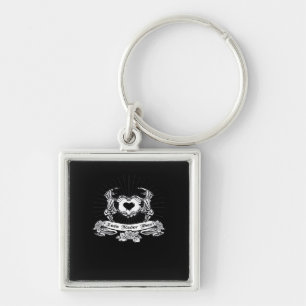 Skeleton Hand Design Classic Keychain