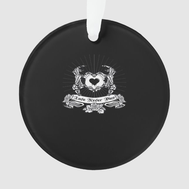 Skeleton Hand Design Classic Ornament (Front)