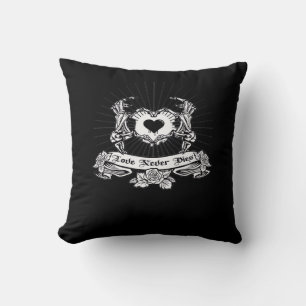 Skeleton Hand Design Classic Throw Pillow