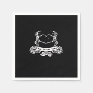 Skeleton Hand Design  Napkin