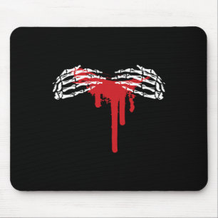 Skeleton Hand Halloween Costume Scary Goth Gothic  Mouse Pad