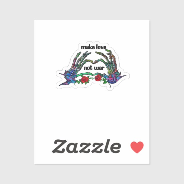 Skeleton Hand Heart Design (Sheet)