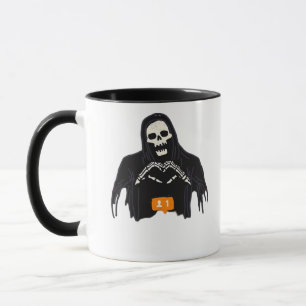 Skeleton Hand Heart Follower Classic Mug