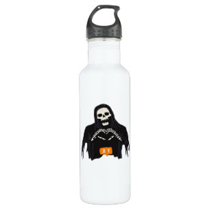 Skeleton Hand Heart Follower Classic Style 710 Ml Water Bottle