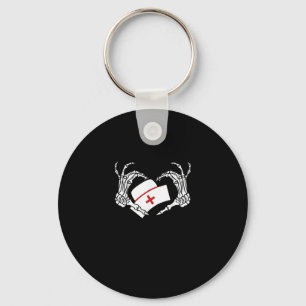 Skeleton Hand Heart Lazy Diy Halloween Costume Nur Keychain