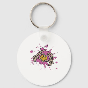 Skeleton Hand Heart Show Classic Keychain