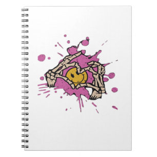 Skeleton Hand Heart Show Classic Notebook