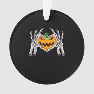 Skeleton Hand Heart Sign Bone Costume Ornament
