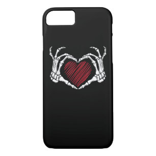 Skeleton Hand Heart Sign Costume Trending Hallowee Case-Mate iPhone Case