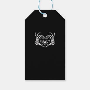 Skeleton Hand Heart Spiderweb Halloween Cobweb Par Gift Tags