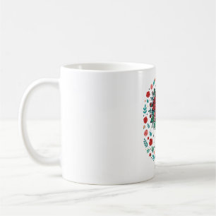 Skeleton Hand Red Rose Bouquet Gothic Tattoo Gift Coffee Mug