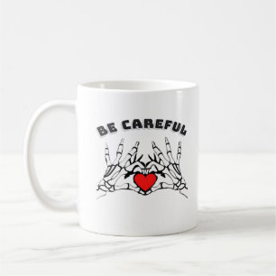 Skeleton Hand With Heart Classic Coffee Mug
