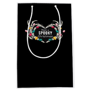 Skeleton Hand With Heart Classic Style Medium Gift Bag