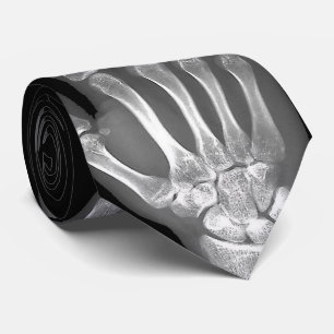 Skeleton Hand X-Ray Mens Tie