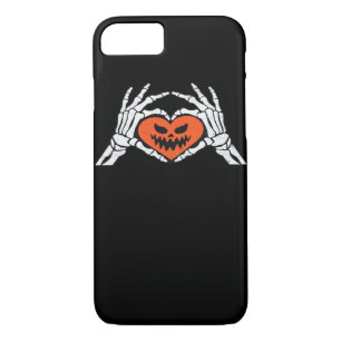 Skeleton Hands A Spooky Halloween Heart Classic Case-Mate iPhone Case