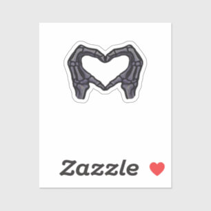 Skeleton Hands Forming A Heart
