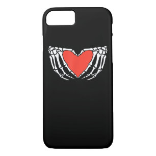 Skeleton Hands Forming Heart – Creepy Gothic Hallo Case-Mate iPhone Case