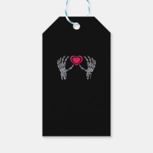 Skeleton Hands Heart Cute Gift Tags
