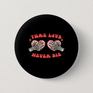 Skeleton Hands Heart Design Classic 2 Inch Round Button