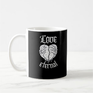 Skeleton Hands Heart Gothic Classic  Coffee Mug