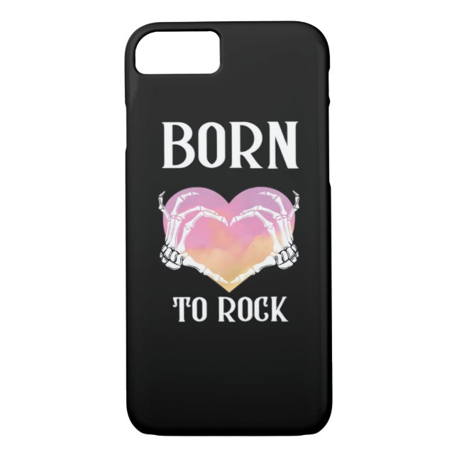 Skeleton Hands Heart Graphic For Classic Case-Mate iPhone Case (Back)
