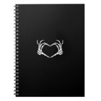 Skeleton Hands Heart Graphic