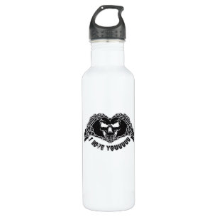 Skeleton Hands Skull Halloween Backgrounds Texture 710 Ml Water Bottle