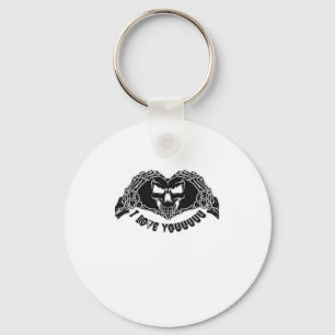 Skeleton Hands Skull, Halloween Design For Backgro Keychain