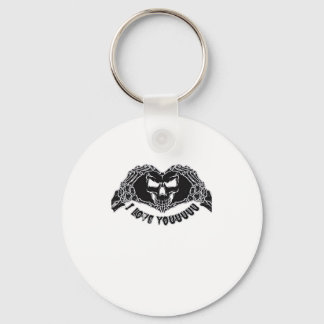 Skeleton Hands Skull, Halloween Design For Backgro Keychain