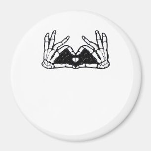 Skeleton Hands The Of A Heart Magnet