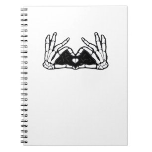 Skeleton Hands The Of A Heart  Notebook
