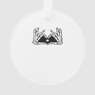 Skeleton Hands The Of A Heart  Ornament
