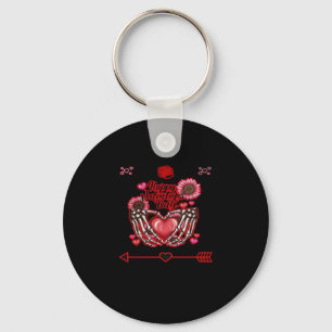 Skeleton Hands Valentines Day Classic Keychain