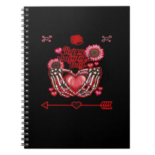 Skeleton Hands Valentines Day Classic Notebook