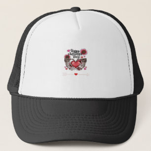 Skeleton Hands Valentines Day Classic Style Trucker Hat