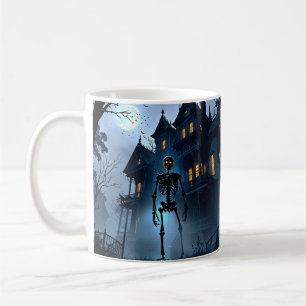 Skeleton Haunted Mansion Mug – Anime Halloween