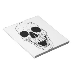 Skeleton Head Notepad