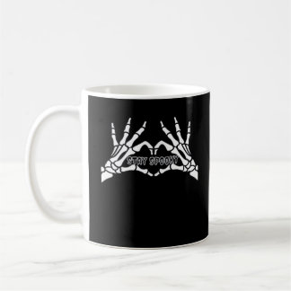 Skeleton Heart And Hands Classic Design  Coffee Mug