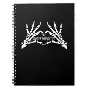 Skeleton Heart And Hands Classic Design Notebook