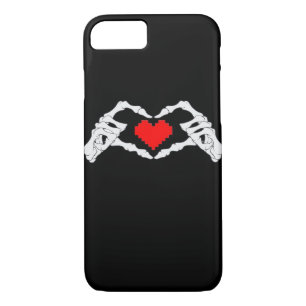 Skeleton Heart And Hands Meme Case-Mate iPhone Case
