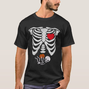Skeleton Heart Halloween Costumes By  T-Shirt