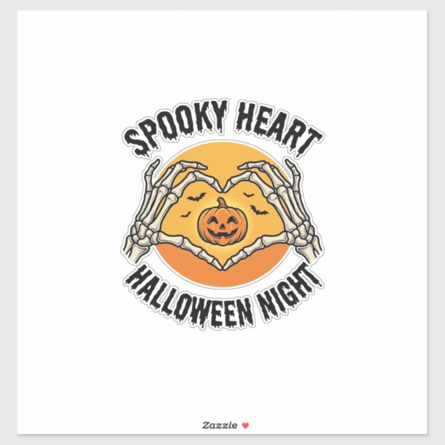 Skeleton Heart Halloween Vintage Hands Design_1 (Sheet)