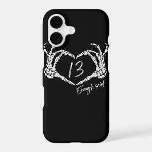 Skeleton Heart Hand Minimal Classic Design