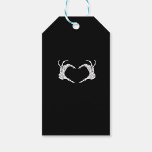 Skeleton Heart Hands Classic Gift Tags