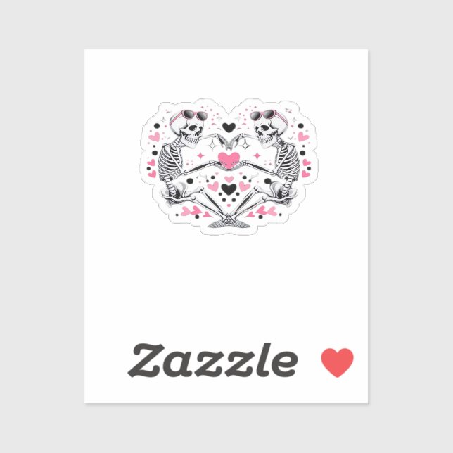 Skeleton Heart Hands Classic Viral (Sheet)