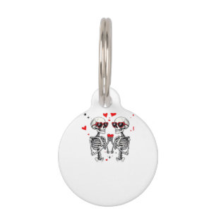 Skeleton Heart Hands For Trending Pet Tag