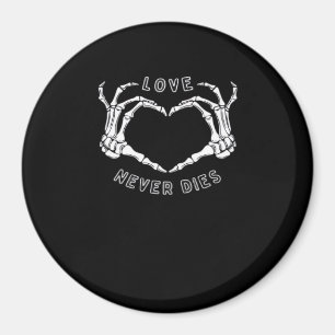 Skeleton Heart Hands Funny Classic Style Magnet