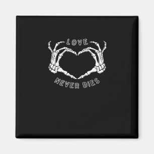 Skeleton Heart Hands Funny Classic Style Magnet